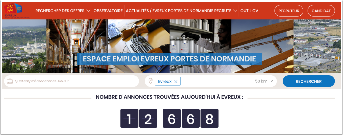 Evreux emploi