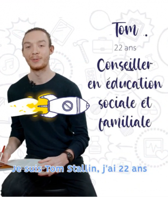 "OSEZ VOS ENVIES", TÉMOIGNAGE DE TOM, CONSEILLER EN EDUCATION SOCIALE ET FAMILIALE.