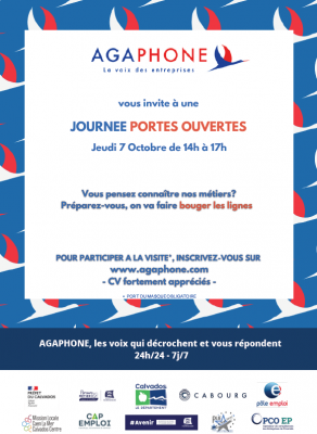 AGAPHONE CABOURG recrute Journée Portes Ouvertes 01062021